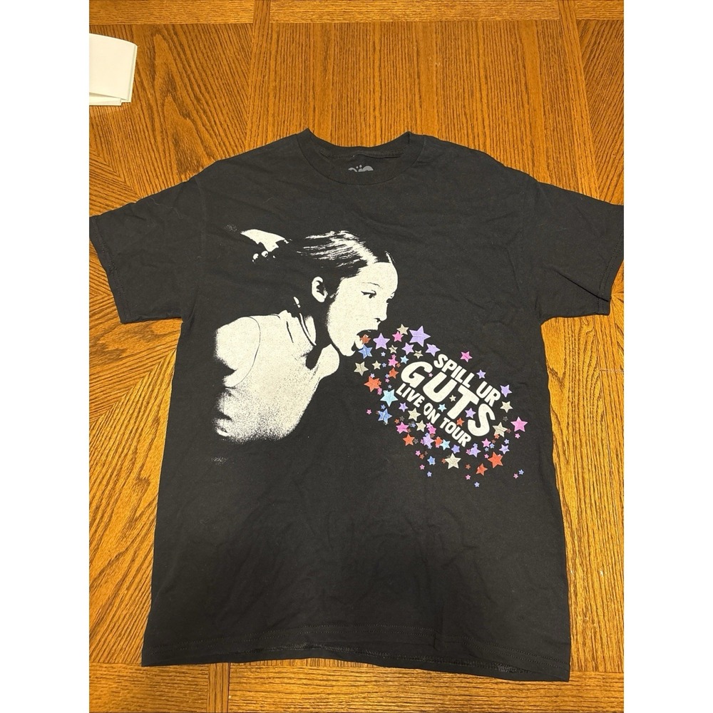 Olivia Rodrigo Guts World Tour Concert T-Shirt (2024 Size Medium, Black)